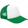 Gorra bicolor para sublimación - Verde/Blanco