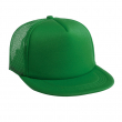 Casquette à visière plate verte sublimable