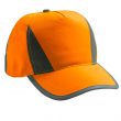 Sublimable Reflective 5 Panel Cap - Orange