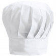 Gorro de chef con velcro - Blanco