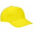 Gorra 5 paneles algodón Amarillo