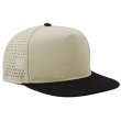 Gorra bicolor sublimable con visera plana - Gris Claro/Negro