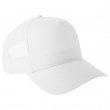Gorra algodón 5 paneles Rapper Cotton - Blanca/Blanca