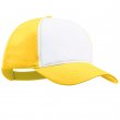 Casquette bicolore sublimable - Jaune / Blanc