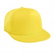 Gorra visera plana amarilla sublimable