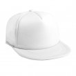 Gorra visera plana blanca sublimable