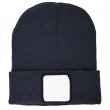 Bonnet avec patch sublimable - Bleu foncé