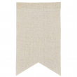 Banderín de lino sublimable para guirnaldas - 2 picos - 12x20cm
