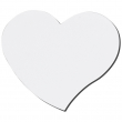 Imán flexible sublimable - Corazón 6,5x6cm - Pack 15 uds