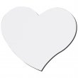 Magnet flexible sublimable - Cœur 6,5x6cm - Pack 15 pcs