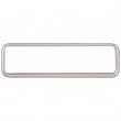 Identificador de metal sublimable rectangular