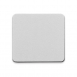 Magnet - MDF texturé - Carré - Blanc