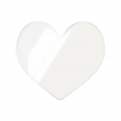 Acrylic Sublimation Fridge Magnet - Heart - 50x57mm - Pack of 5 units