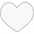 Sublimable Heart Aluminium Magnet 5.2x5.7cm