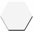 Magnet en bois sublimable hexagonal 7 x 6 cm - Lot de 5 unités