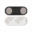 Imán con base para insignias - Ovalado doble 33x12mm