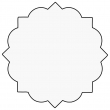 Sublimable MDF3 Wood Magnet Mandala - 6.5x6.5cm