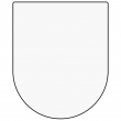 Sublimable MDF3 Wood Magnet Iberian Shield - 5.2x6.5cm
