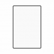 Imán madera DM3 sublimable rectangular - 6x8cm 