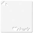 Sublimation MDF3 Wooden Magnet Abuelo Hearts - Pack of 5 units