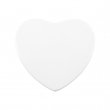 Aimant céramique cœur sublimable - 6,5x6,5cm 