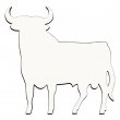 Sublimation Wooden Magnet - Souvenirs Spain Series - Bull - Pack of 5 units