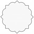 Aimant en bois MDF3 sublimable Mandala - 6,5x6,5cm