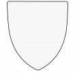 Aimant en bois MDF3 sublimable écusson triangulaire - 5,7x6,5cm