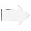Sublimable MDF3 Wood Magnet Straight Arrowhead - 7.5x5cm