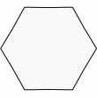 Magnet en bois MDF3 sublimable hexagonal 6x7cm