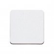 Fridge Magnet - Textured MDF - Square - White - 5x5cm