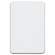 Magnet - MDF texturé - Rectangulaire - Blanc - 5x7cm