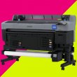 Impresora de Sublimación Epson SC-F6400H configurada con Rosa y Amarillo Flúor