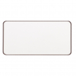 Badge aimanté rectangulaire en bois DM3 sublimable 7,6x3,8cm - Pack 5 pcs