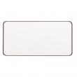 Badge aimanté rectangulaire en bois DM3 sublimable 7,6x3,8cm - Pack 5 pcs
