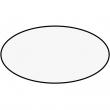 Sublimable MDF3 Wood Badge - Oval 7.5x4cm