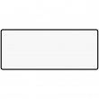 Sublimable MDF3 Wood Badge - Rectangular Thin 7.5x3cm