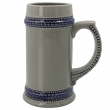 Sublimation Beer Stein 22oz - Grey/Blue