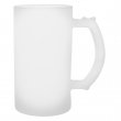 Sublimable Frosted Glass Tall Beer Stein - 500ml