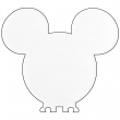 Sublimable Acrylic for Night Light Lamp - Mickey
