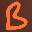 Cuero sintético bicolor Marrón/Naranja - Lámina de 81,3x50,8 cm
