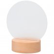 Round LED Lamp Ø15cm for Laser Engraving with Round Base
