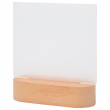 Square LED Lamp 15x15cm for Laser Engraving with Oval Base