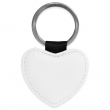 Keyring - Faux Leather - Heart