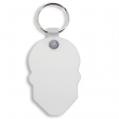 Llavero madera DM3 sublimable doble cara calavera 3,8x5,6cm - Pack 10 uds