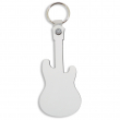 Porte-clés en bois MDF3 sublimable double face guitare électrique 4,2x9,4cm - Pack 10 pcs