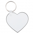 Llavero metacrilato corazón 6x5,4cm sublimable