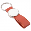 Sublimation Brown Loop Keyring - Round