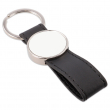 Sublimation Black Loop Keyring - Round