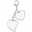 Sublimation Heart Key Clip